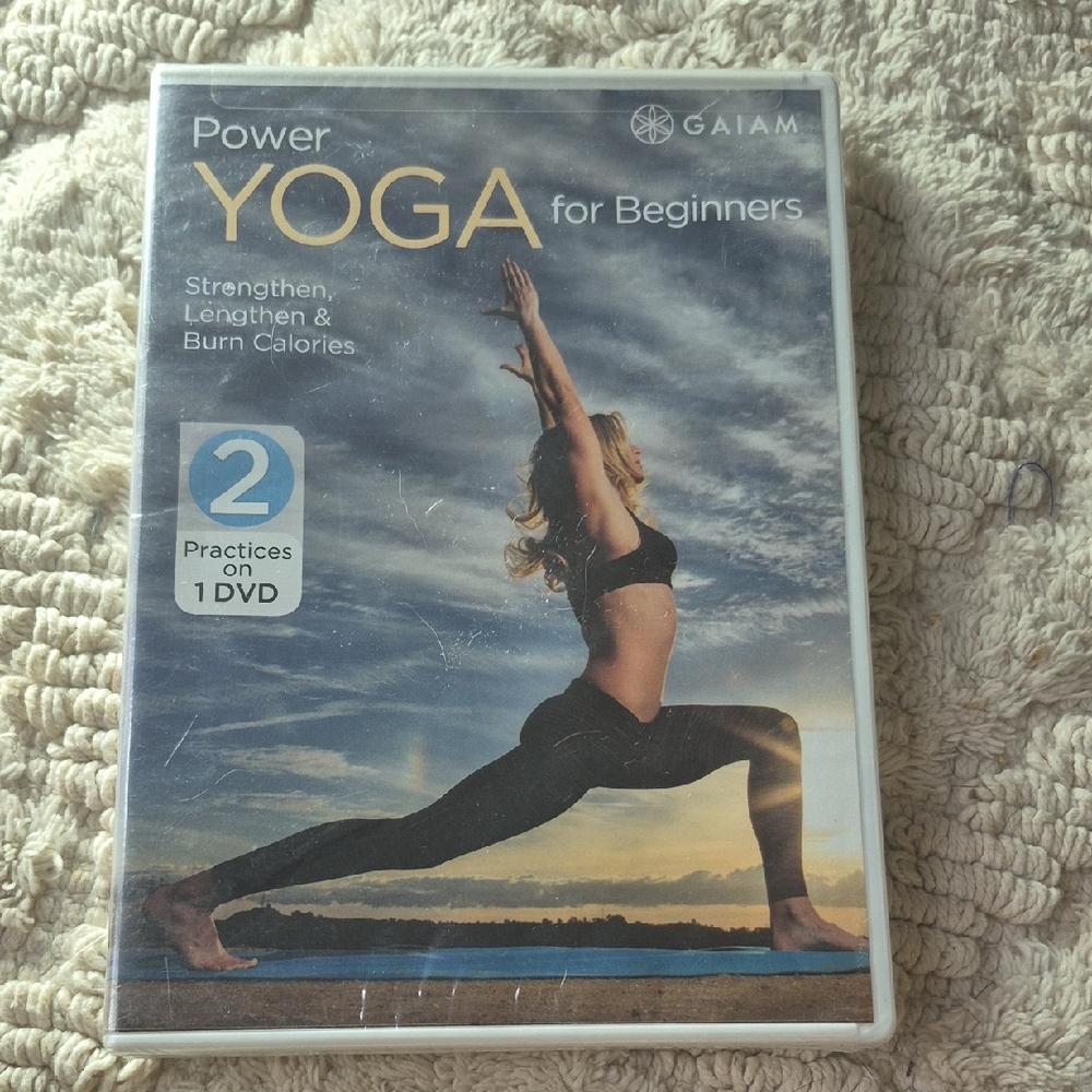 NEW Power Yoga For Beginners dvd GAIAM fitness Video With Rodney Yee